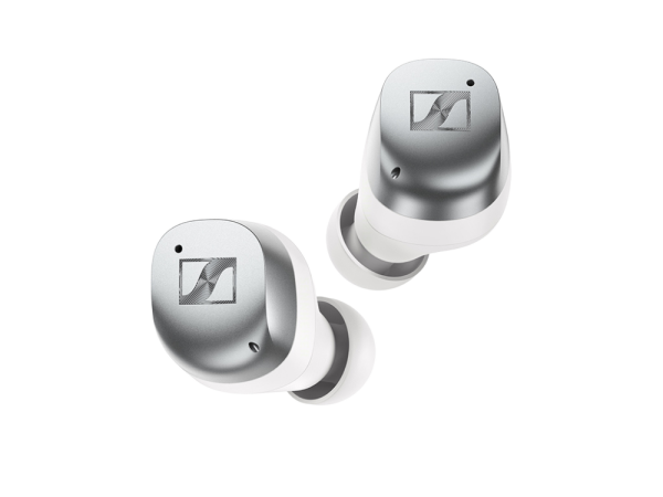 Slušalke Sennheiser MOMENTUM True Wireless 4, In-Ear, ANC, bele/srebrne