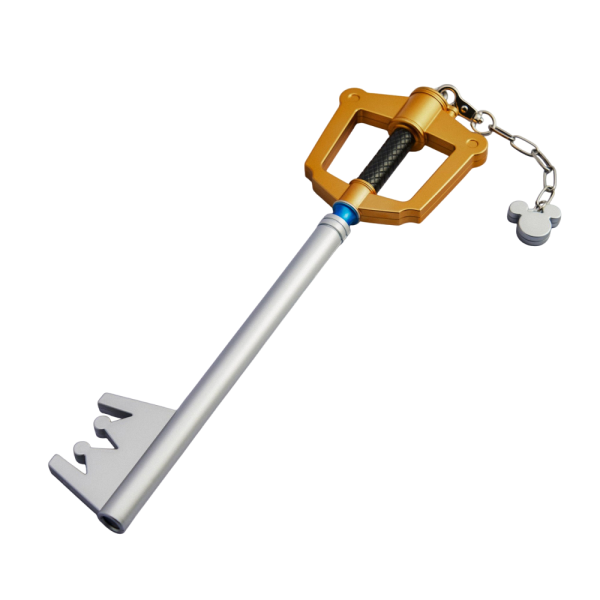 KINGDOM HEARTS LIGHT UP KEYBLADE - KINGDOM KEY VER. 2 - ključ svetilka