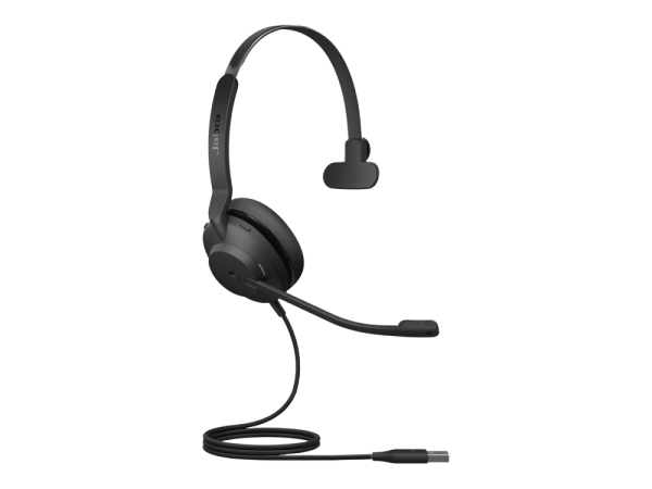 JABRA Evolve2 30 SE MS Mono Headset on-ear wired USB-A noise isolating Certified for Microsoft Teams