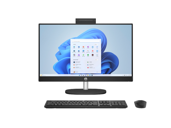 HP All-in-One 24-cr0074ny Intel Core i7-1355U 23.8inch 16GB DDR4 1TB PCIe NVMe SSD 23.8inch FHD W11H Jet Black