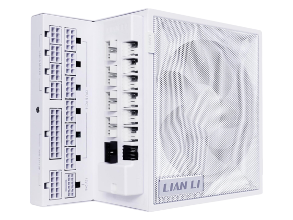 Napajalnik ATX Lian Li EDGE 1200W, 80 PLUS Gold, 12VHPWR, HUB, Modularni, bel