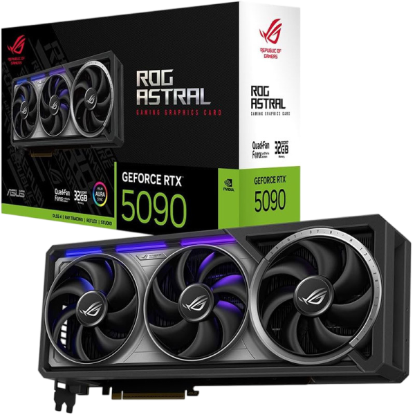 ASUS ROG Astral Gaming GeForce RTX 5090 32GB GDDR7 (ROG-ASTRAL-RTX5090-32G-GAMING) ARGB grafična kartica