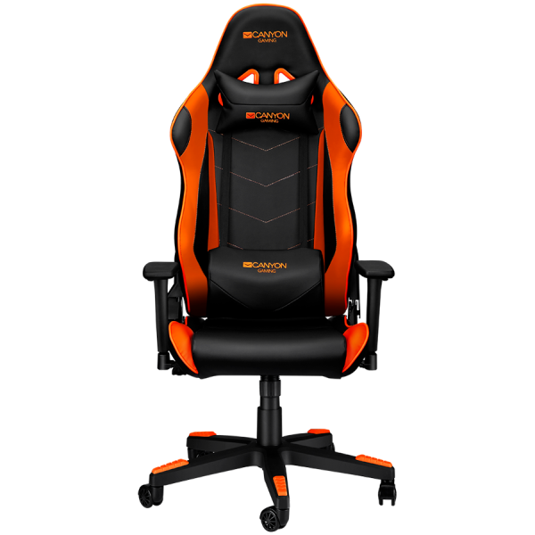 CANYON GAMING CND-SGCH4 Deimos - gaming stol, črno-oranžen