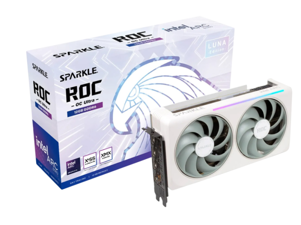 Grafična kartica Intel ARC B580 ROC Luna OC Ultra, 12GB GDDR6, PCIe 4.0 x8, 3xDisplayPort, 1xHDMI, Sparkle