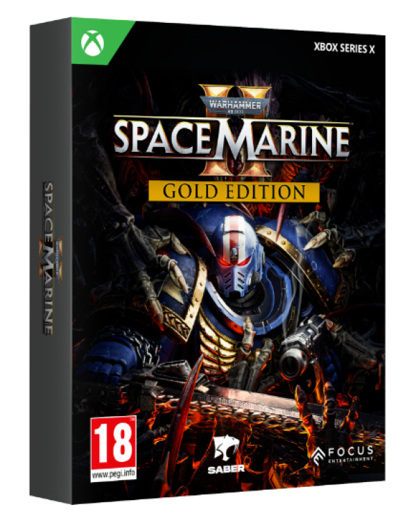 WARHAMMER 40.000: SPACE MARINE 2 - GOLD EDITION (NO STEEL BOOK - STANDARD PACKAGING) (Xbox Series X)