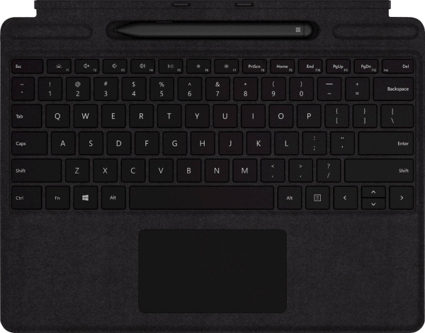 MS Surface Pro X/8/9/10/Copilot+PC tipkovnica SLO + Svinčnik 2, črna