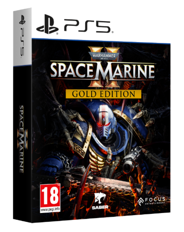 WARHAMMER 40.000: SPACE MARINE 2 - GOLD EDITION (NO STEEL BOOK - STANDARD PACKAGING) (Playstation 5)