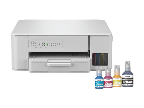 BROTHER DCPT436WYJ1 Color Inkjet A4 MFP Ink Tank System 16/9ipm Wireless AirPrint White