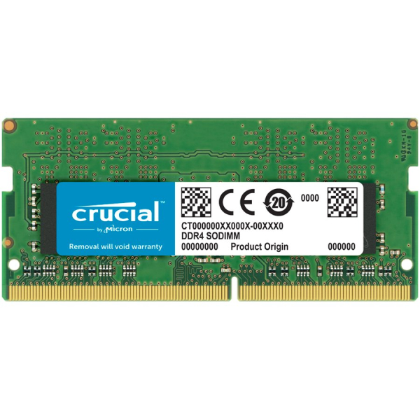 Crucial 32GB DDR4-3200 SODIMM CL22 (16Gbit) pomnilnik