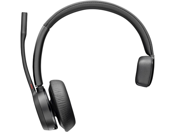 Naglavne slušalke Poly Voyager 4310 USB-A + ključek BT700, stojalo, MS teams, monoavralne