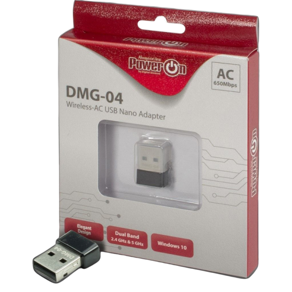 INTER-TECH DMG-04 WiFi 5 nano USB brezžični mrežni adapter