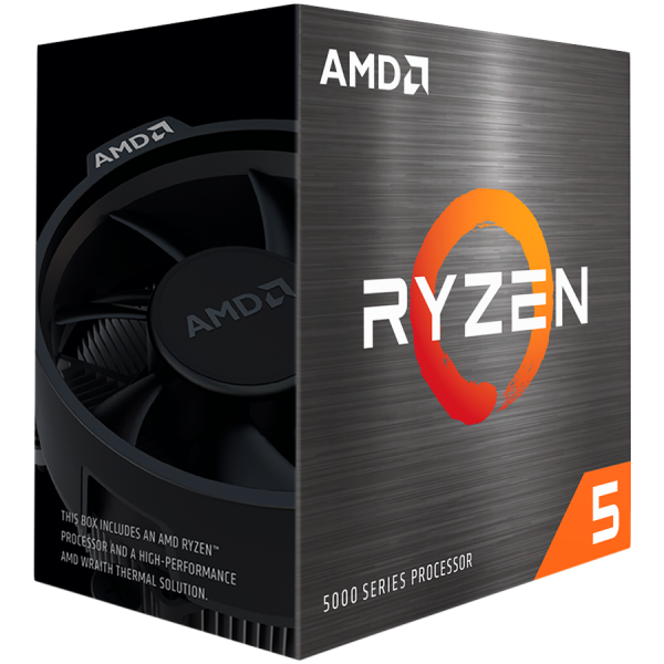 Procesor AMD Ryzen 5 5500 (3.6/4.2GHz, 6C/12T, 16 MB, 65 W, AM4) Box, s hladilnikom Wraith Stealth