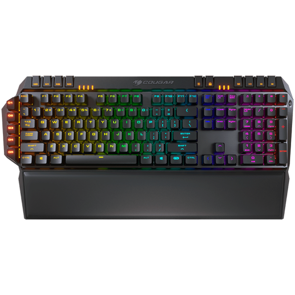 COUGAR 700K EVO - mehanska žična gaming tipkovnica, Red Cherry (rdeče stikalo), RGB osvetlitev, črna