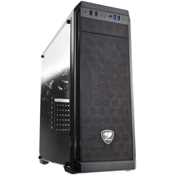 COUGAR MX330-G - ohišje za računalnik, Mid Tower, črno