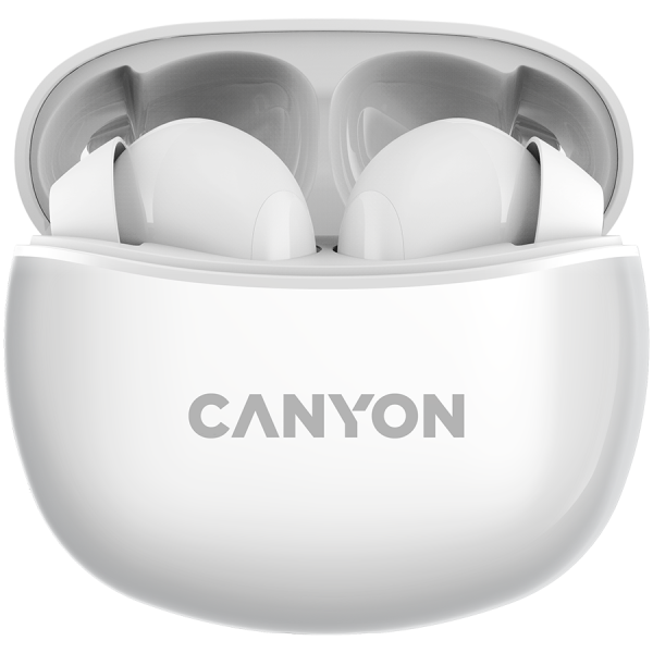 Canyon TWS-5 brezžične slušalke, bela (CNS-TWS5W)