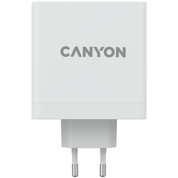 CANYON H-140-01, stenski polnilec s 1 USB-A in 2 USB-C priključkoma. Vhod: 100-240V~50/60Hz, 2.0A max. USB-A izhod: 5V/9V/12V/20V/28V, največji izhodni tok: 5.0A max