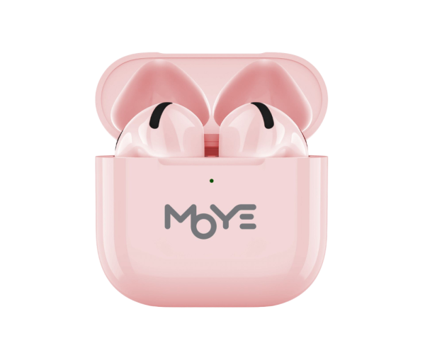 MOYE AURRAS 3 LITE brezžične slušalke - roza barve