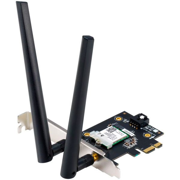 ASUS PCE-AX1800 Dual-Band WiFi 6 (802.11ax), Bluetooth 5.2, omrežna varnost WPA3, OFDMA in MU-MIMO, PCIe adapter