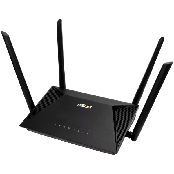 ASUS RT-AX53U AX1800 Dual-Band WiFi 6 (802.11ax) Usmerjevalnik s podporo za MU-MIMO in tehnologijo OFDMA, z omrežno varnostjo AiProtection Classic, ki jo poganja Trend Micro, združljiv z ASUS AiMesh WiFi sistemom