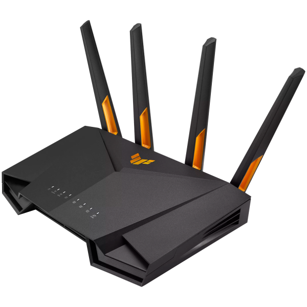 ASUS TUF Gaming AX4200 Dual-Band WiFi 6 (802.11ax) Igralni usmerjevalnik s mobilnim načinom igranja, 3-stopnjsko usmerjanje vrat, vrata 2.5 Gbps, AiMesh za mrežo WiFi, omrežna varnost AiProtection Pro