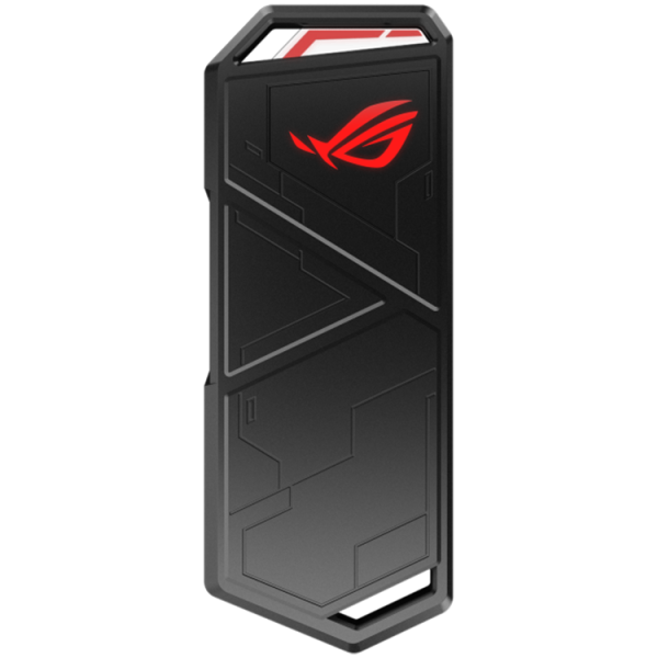 ASUS ROG Strix Arion M.2 NVMe SSD zunanje ohišje - USB 3.2 Gen 2x1 Type-C (10 Gbps), priložen kabel USB-C in USB-A, podpora za 2230/2242/2260/2280, Aura Sync