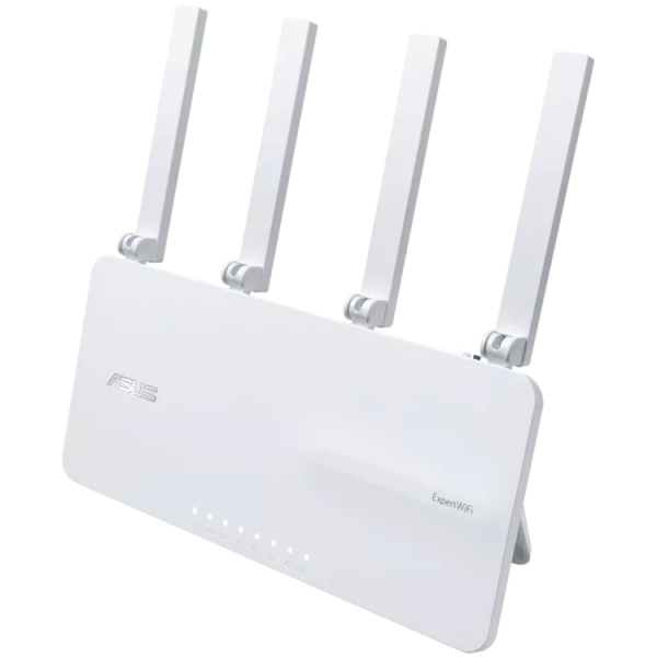 ASUS ExpertWiFi EBR63 AX3000 Dual-Band WiFi 6 (802.11ax) vse-v-enem dostopna točka z usmerjevalnikom, stikalom in varnostno prehodnostjo, podpira do 5 SSID-jev, VLAN, SDN, gostinski portal, VPN med lokacijami, varnost omrežja komercialne kakovosti in enos