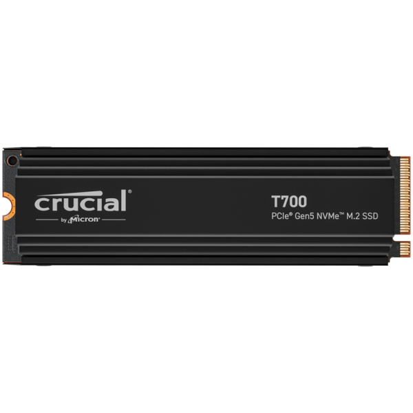 Crucial T700 4TB PCIe Gen5 NVMe M.2 SSD disk s hladilnikom