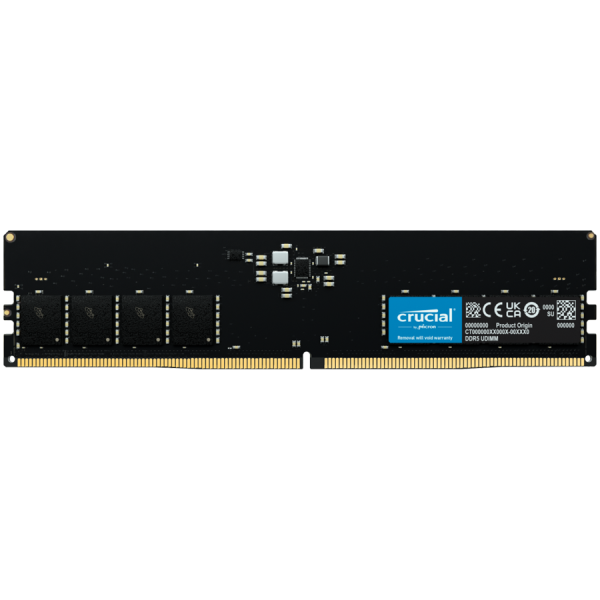 Crucial 32GB DDR5-5600 UDIMM CL46 (16Gbit) pomnilnik