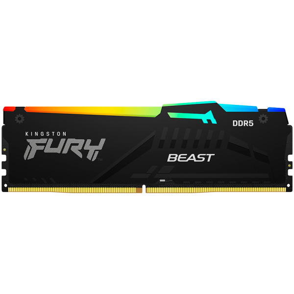 Kingston 64GB 6000MT/s DDR5 CL30 DIMM (Kit of 2) FURY Beast RGB EXPO pomnilnik