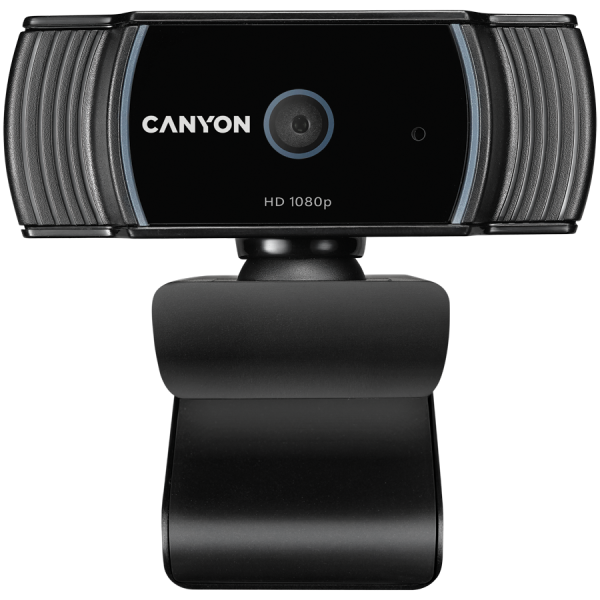CANYON C5, 1080P full HD spletna kamera s samodejnim ostrenjem 2.0 Mega s USB2.0 priključkom, 360-stopinjskim vrtljivim vidnim poljem, vgrajenim mikrofonom
