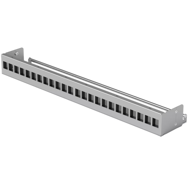 Ubiquiti UACC-Rack-Panel-Patch-Blank-24 Standalone insert that can be easily installed into an existing network equipment rack to create a clean, uniform aesthetic