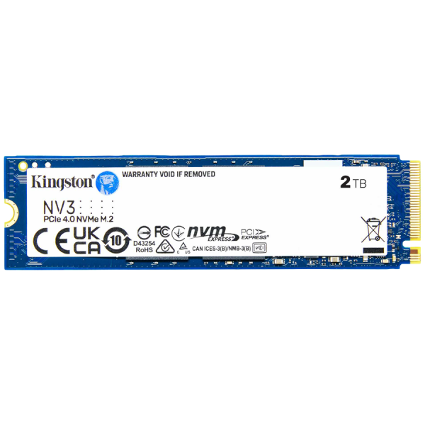 Kingston 2TB NV3 M.2 2280 PCIe 4.0 NVMe SSD disk
