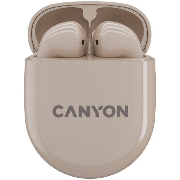 Canyon TWS-6 brezžične slušalke, bež (CNS-TWS6BE)