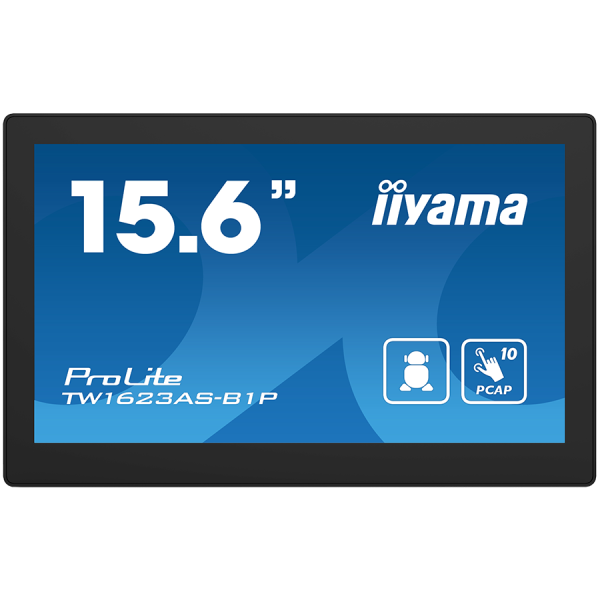 IIYAMA Prolite TW1623AS-B1P poslovni monitor (zaslon na dotik) - 39.5 cm (15.6