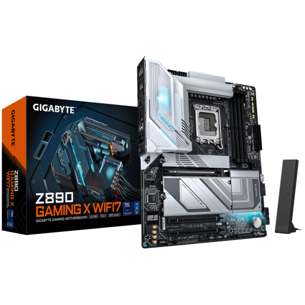GIGABYTE Z890 GAMING X WIFI7 LGA1851 ATX osnovna plošča - Intel Z890, 4xDDR5, 4xM.2, 4xSATA, 2.5Gb LAN, WiFi 7, BT, 1x USB4 Type-C, 1xDP, 1xHDMI
