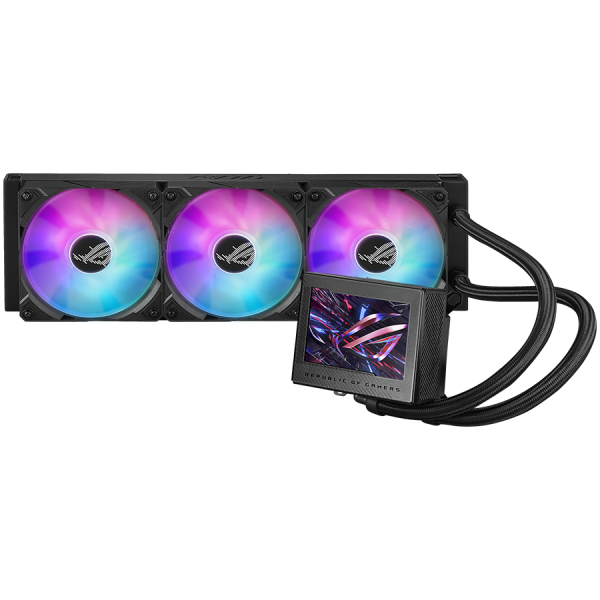 ASUS ROG Ryujin III 360 ARGB Extreme vodno hlajenje za procesor, trije 120mm ARGB ventilatorji, Aura Sync