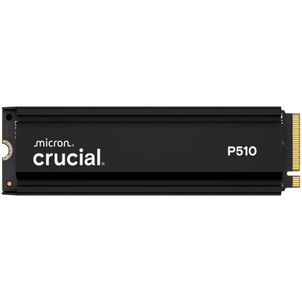 Crucial P510 1TB PCIe Gen5 NVMe 2280 M.2 SSD disk s hladilnikom