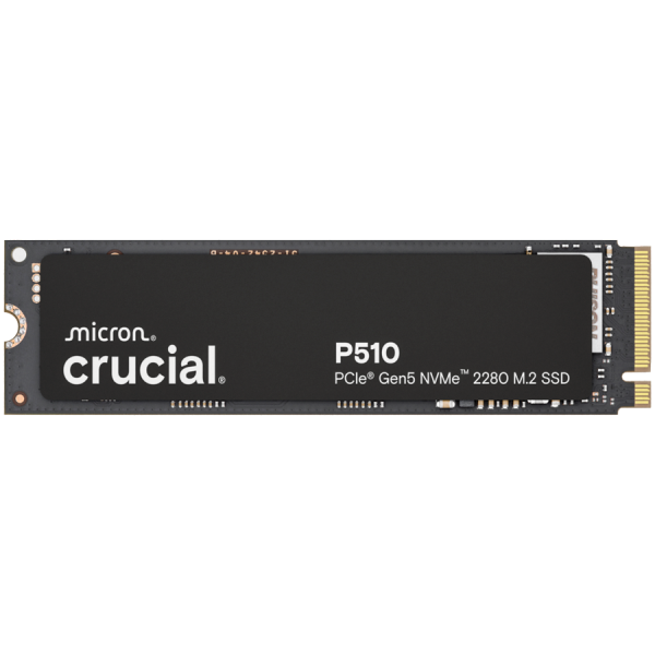 Crucial P510 2TB PCle Gen5 NVMe 2280 M.2 SSD disk