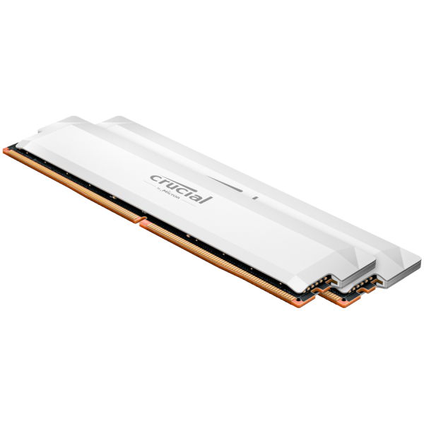 Crucial Pro OC 64GB (2x32GB) DDR5-6400 UDIMM CL40 bel pomnilnik