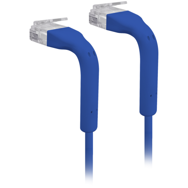 Ubiquiti UniFi Patch Cable U-Cable-Patch-2M-RJ45-BL Ultra-thin patch cable with bendable boots designed for installation flexibility, 3 mm outer diameter, 2m, Blue