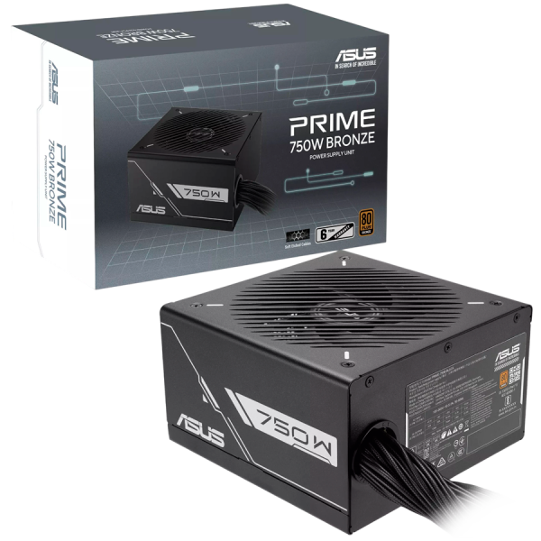 ASUS Prime 750W napajalnik, 80 PLUS Bronze, 6 let garancije
