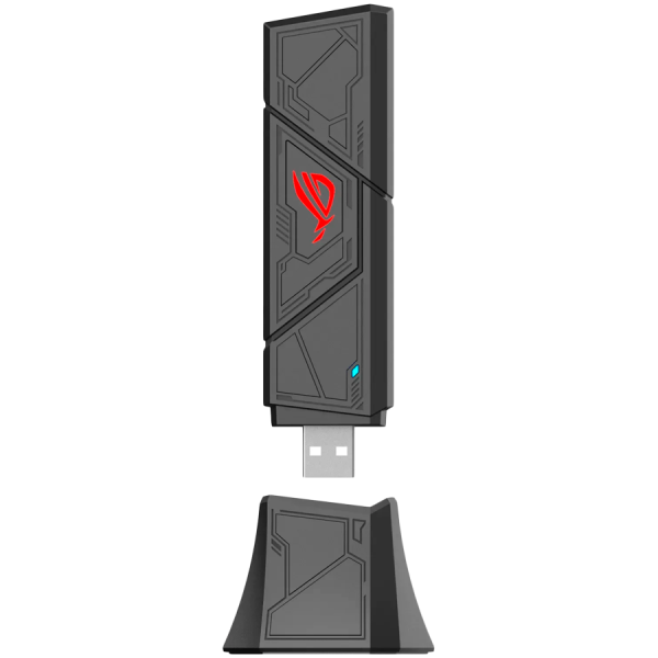 ASUS ROG USB-BE92 BE6500 Tri-band WiFi 7 (802.11be), 6GHz, 4096-QAM, MLO, WPA3, USB adapter (Type-A in Type-C kompatibilen)