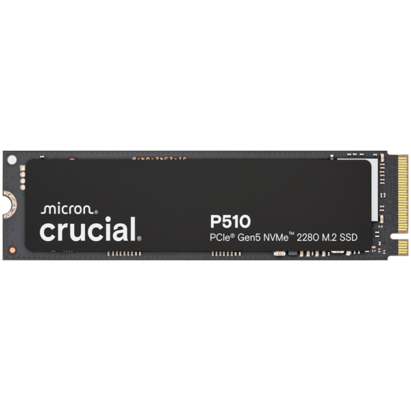 Crucial P510 1TB PCIe Gen5 NVMe 2280 M.2 SSD disk