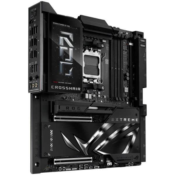 ASUS ROG CROSSHAIR X870E EXTREME AM5 ATX osnovna plošča - AMD X870E, 4xDDR5, 5xM.2, 1xSlimSAS, 4xSATA, 10Gb+5Gb LAN, WiFi 7, BT, 1xHDMI, 2xUSB4 40Gbps porta (USB Type-C), Aura Sync