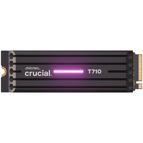 Crucial T710 4TB PCIe Gen5 NVMe M.2 2280 SSD disk s hladilnikom