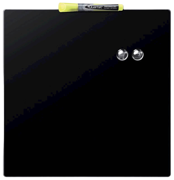 Quartet stenska tabla, magnetna, črna, 360x360mm