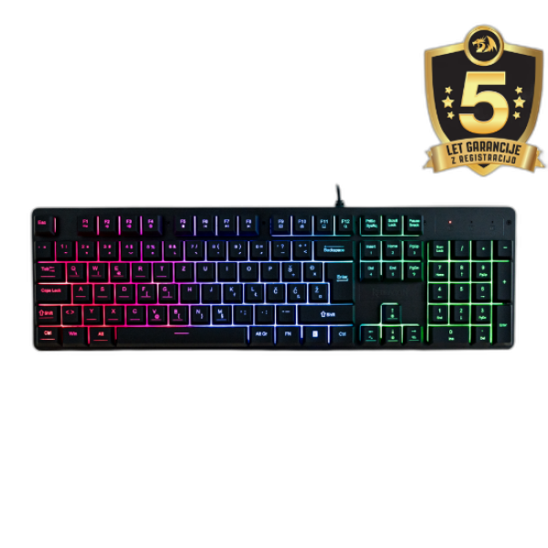 REDRAGON NETHERBANE K521 RGB TIPKOVNICA S ŠUMNIKI