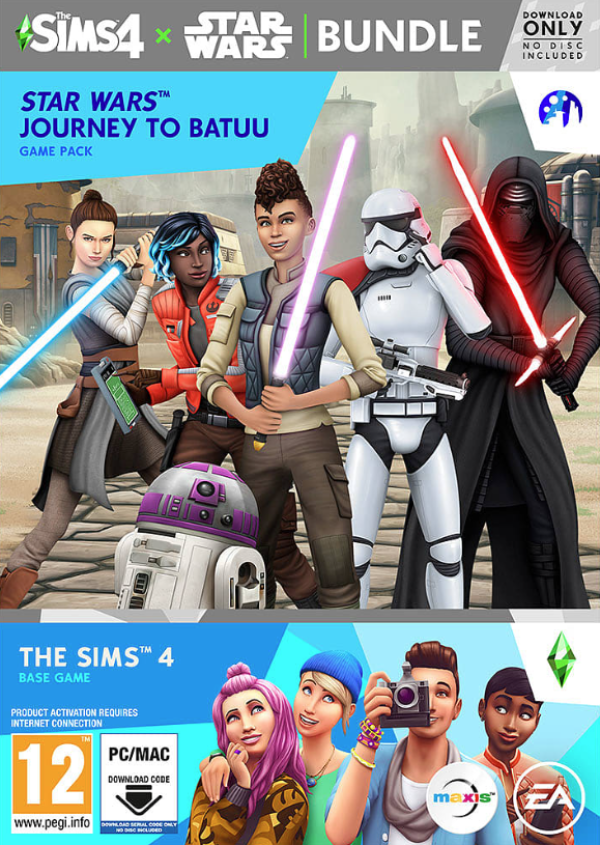 The Sims 4 Star Wars: Journey To Batuu - Base Game and Game Pack Bundle (PC)