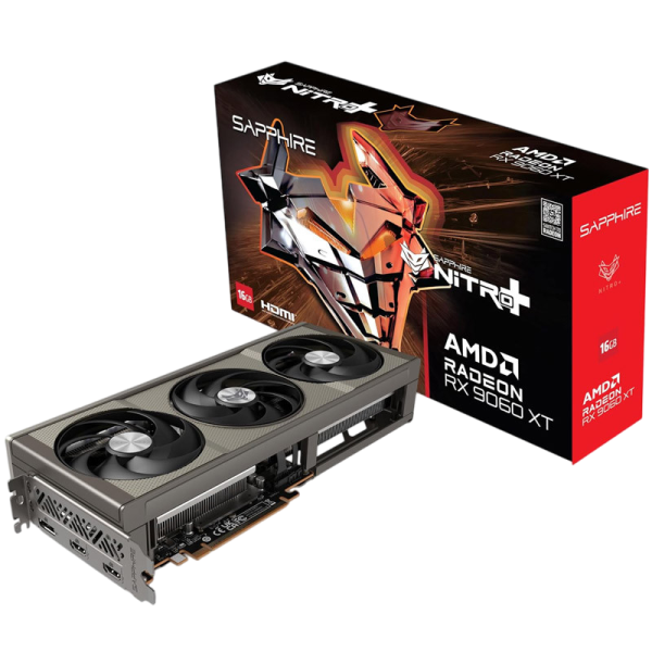 SAPPHIRE NITRO+ Radeon RX 9060 XT 16GB GDDR6 ARGB gaming grafična kartica