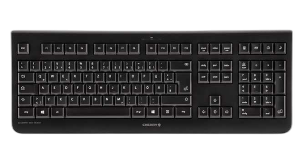 Tipkovnica Cherry KC 1000, črna, USB, SLO t.
